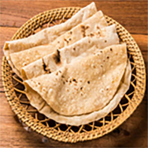 100% Whole Wheat Roti - 10 Pcs